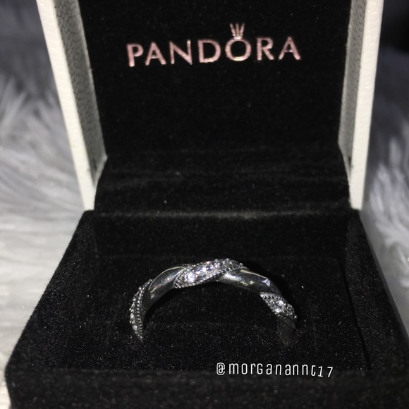 🆕 Pandora Ribbon of Love Ring - Picture 5 of 8